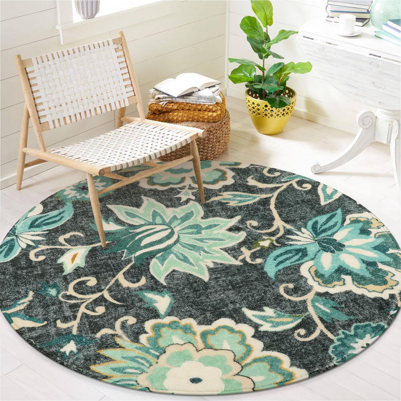 round kitchen rugs