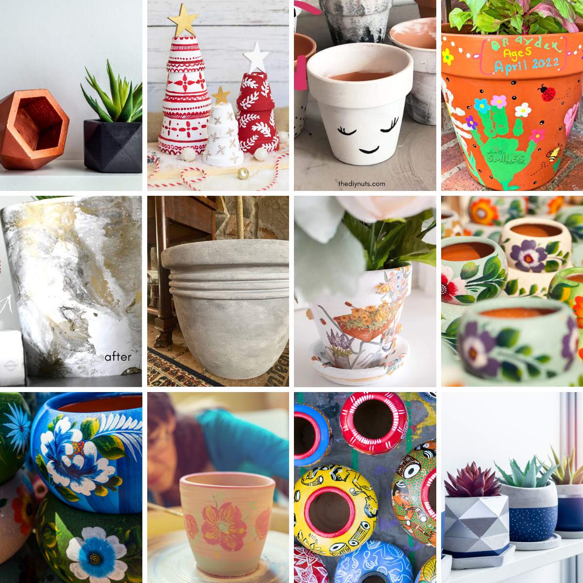 DIY Delight: Transforming Flower Pots with Paint插图3