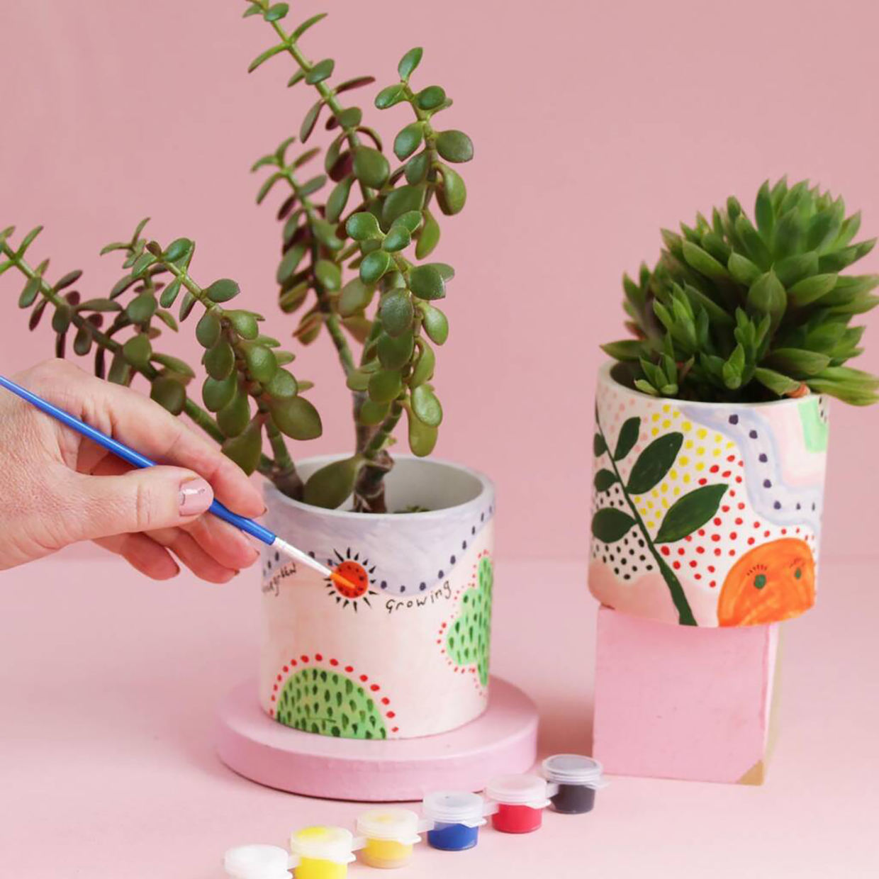 painting flower pots ideas