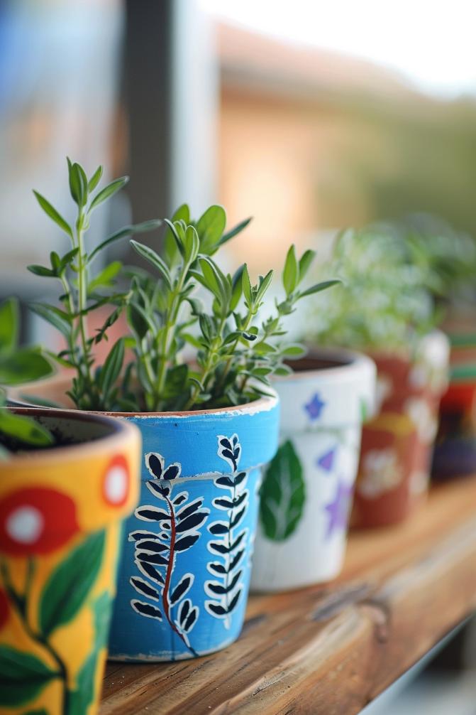 painted flower pots ideas