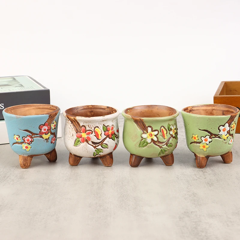 spray paint flower pots