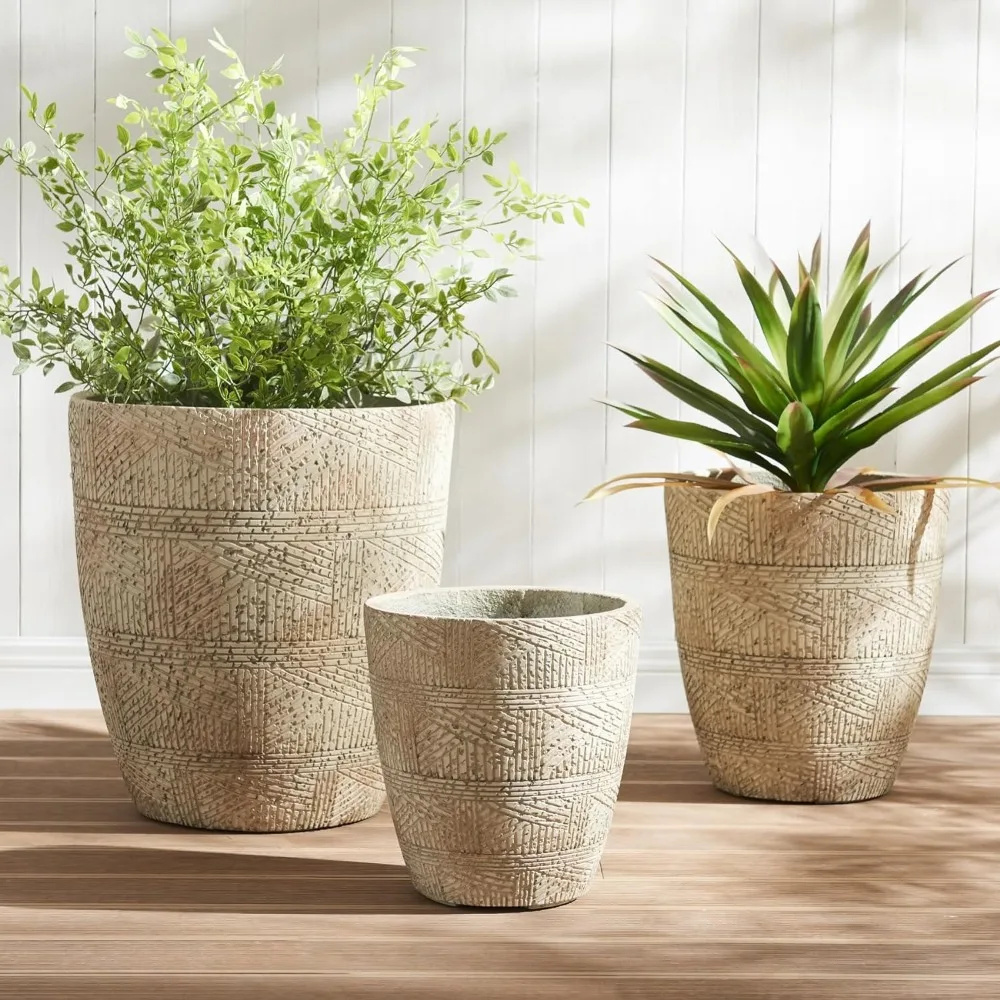 how to make concrete flower pots