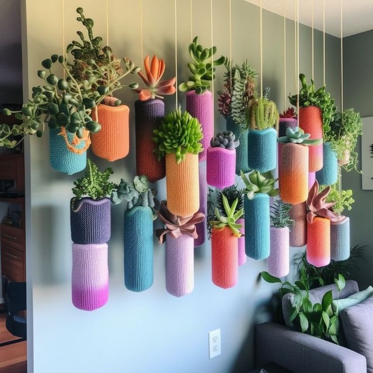 using pool noodles in flower pots