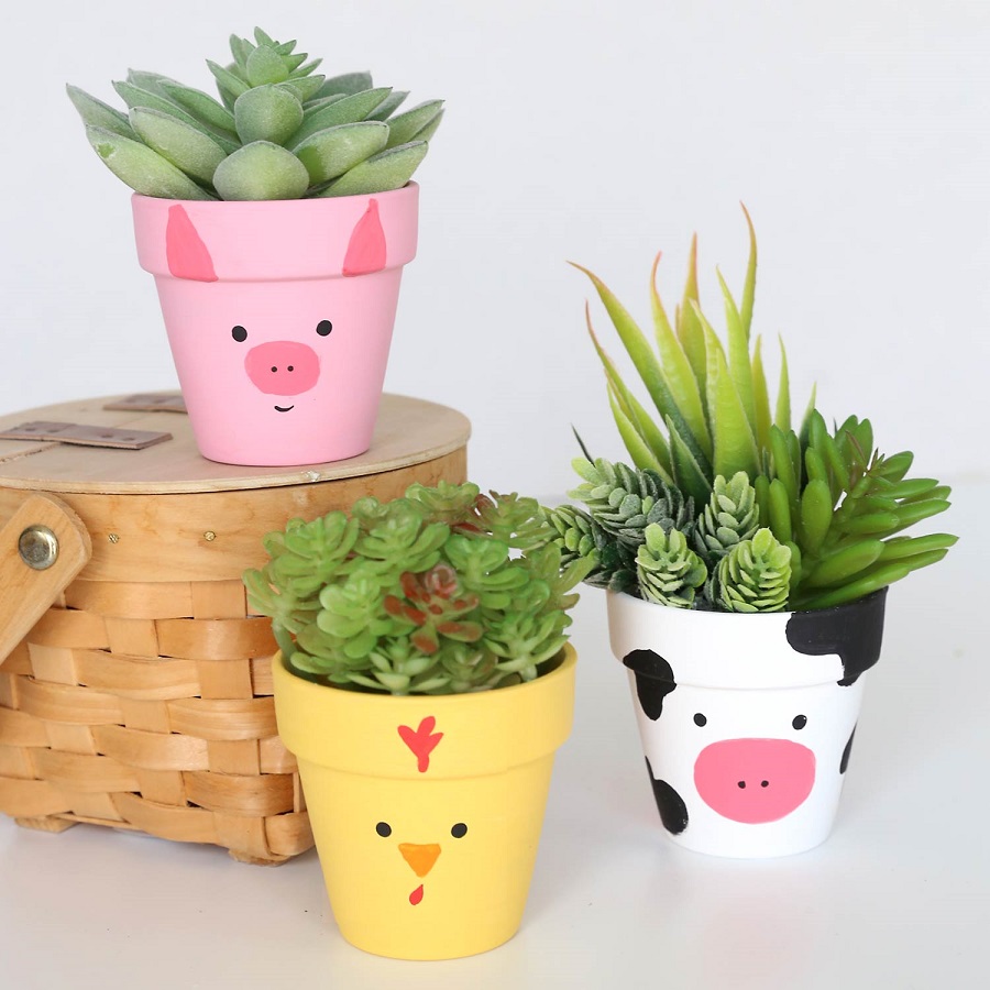 homemade flower pots ideas