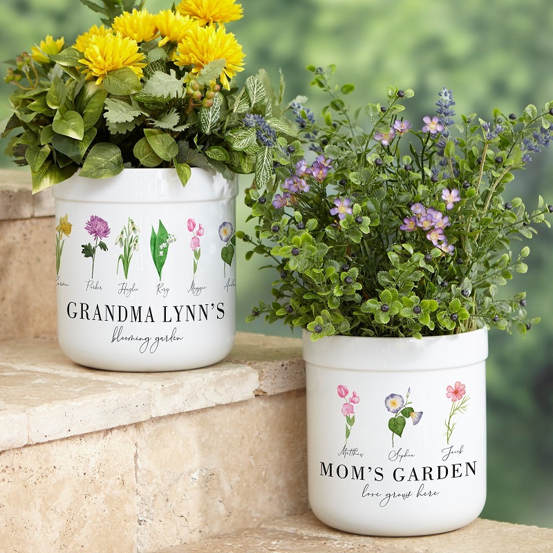 homemade mother's day flower pots