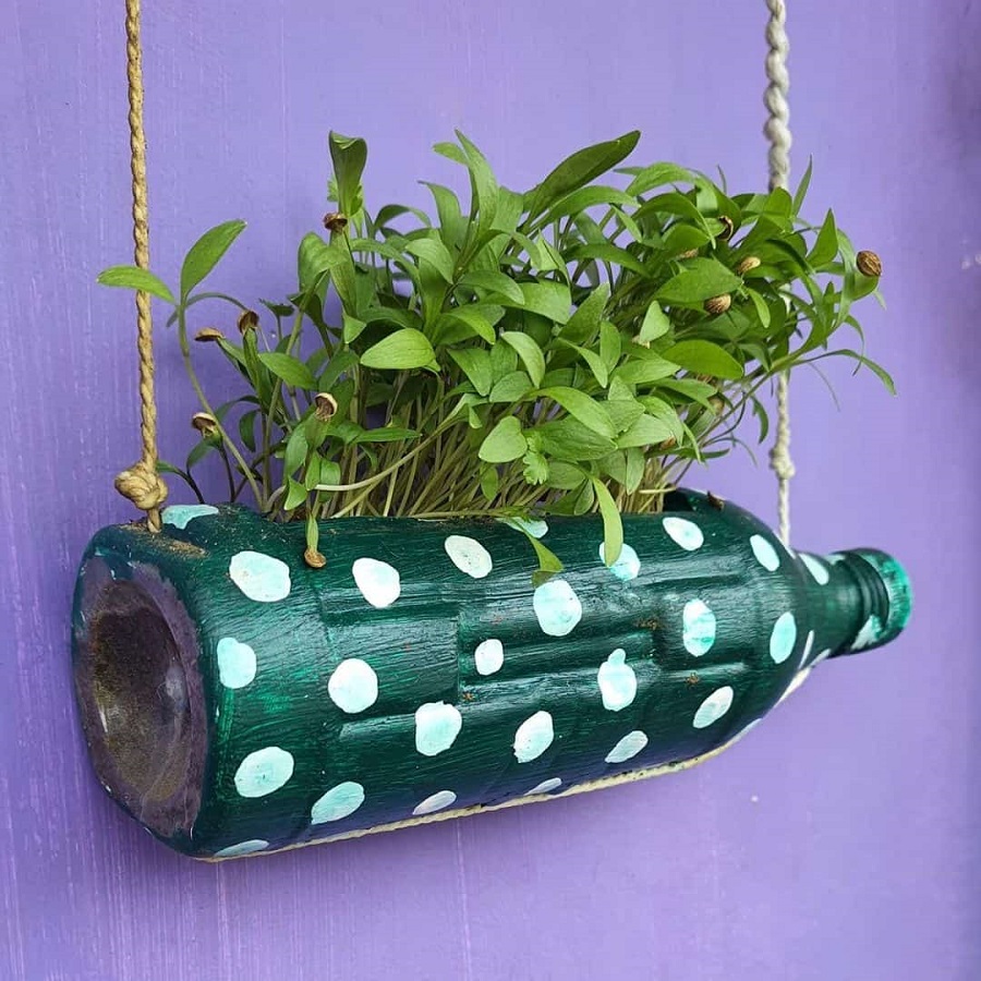 plastic bottle diy flower pots