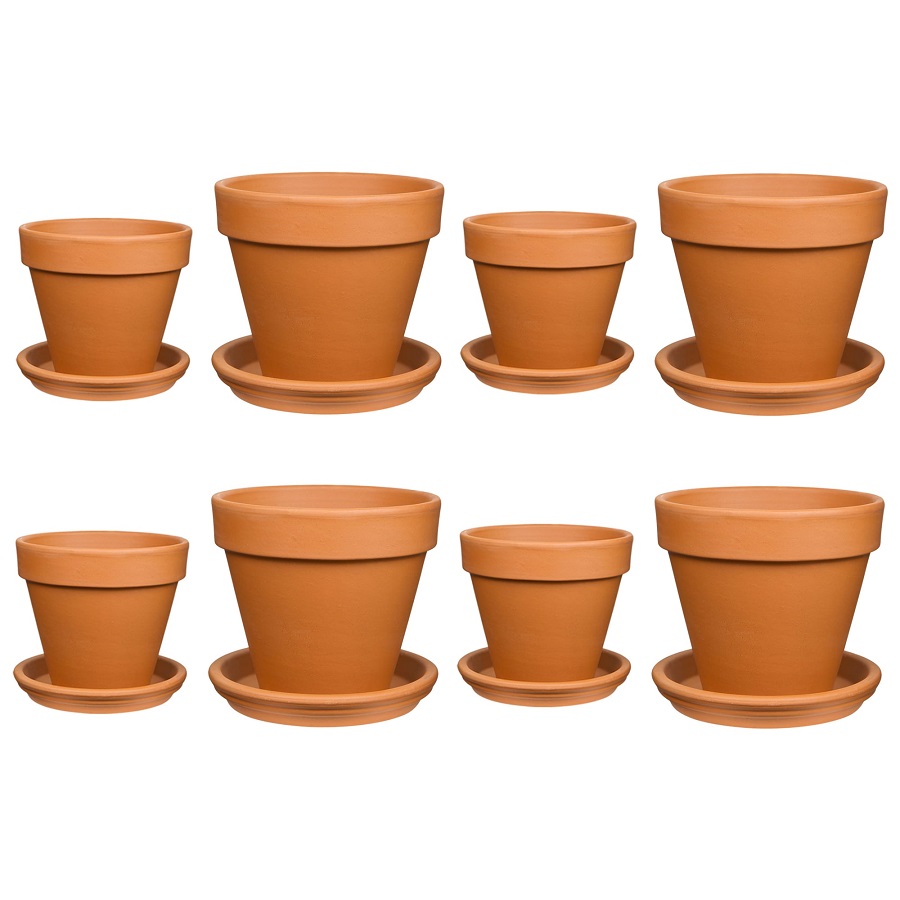 how to make clay flower pots