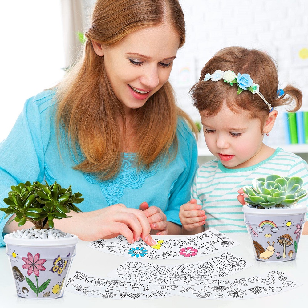 preschool mothers day flower pots