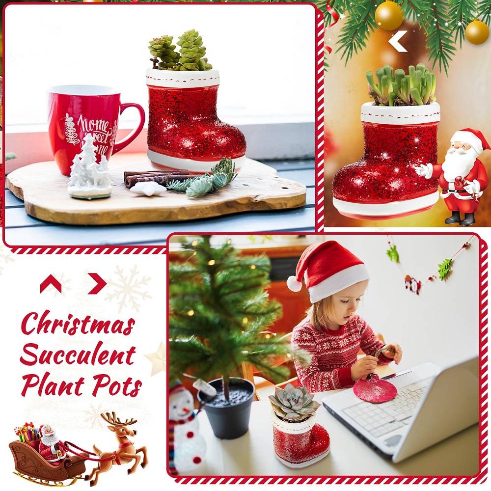 Flower Pots For Christmas