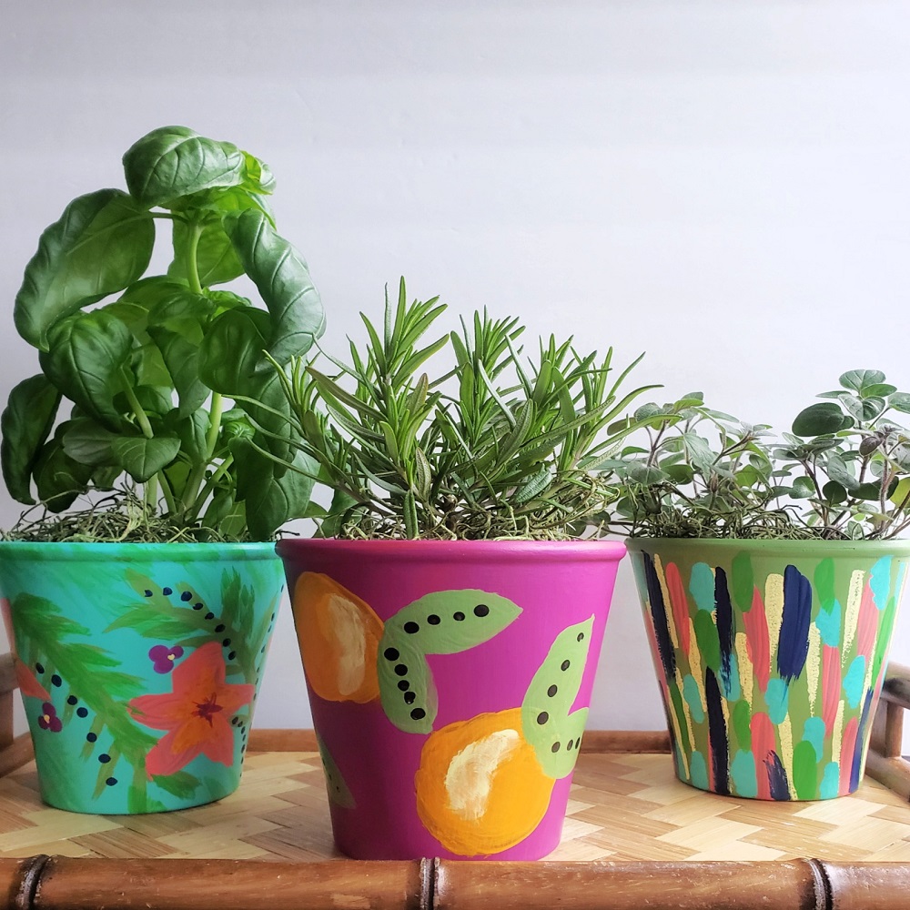 painted flower pots diy