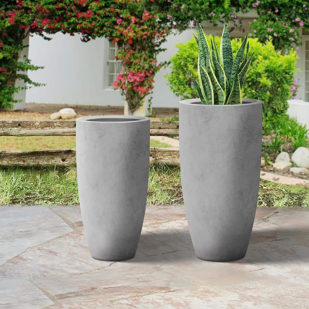 how to make concrete flower pots