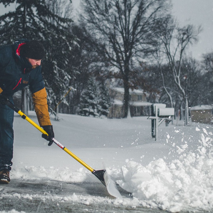 snow pusher shovel