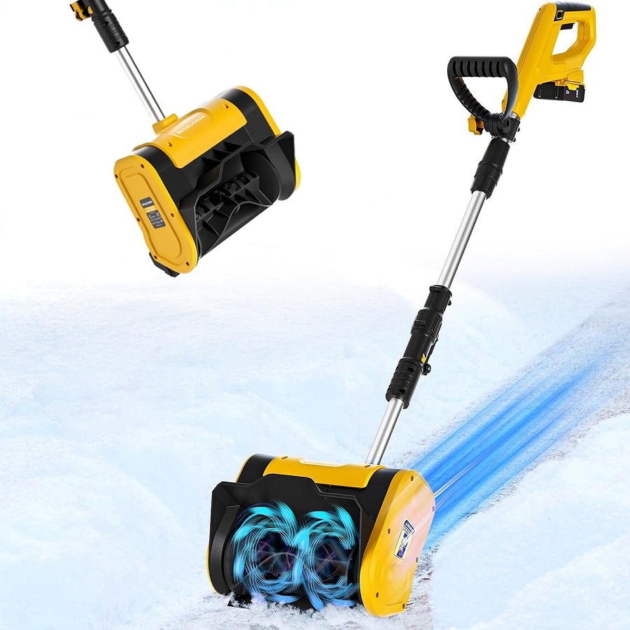 battery operated snow shovel
